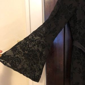 BCBGeneration Black Romper/Shorts w/ “Velvet”